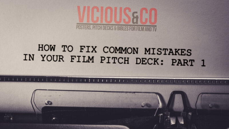 common mistakes film pitch deck