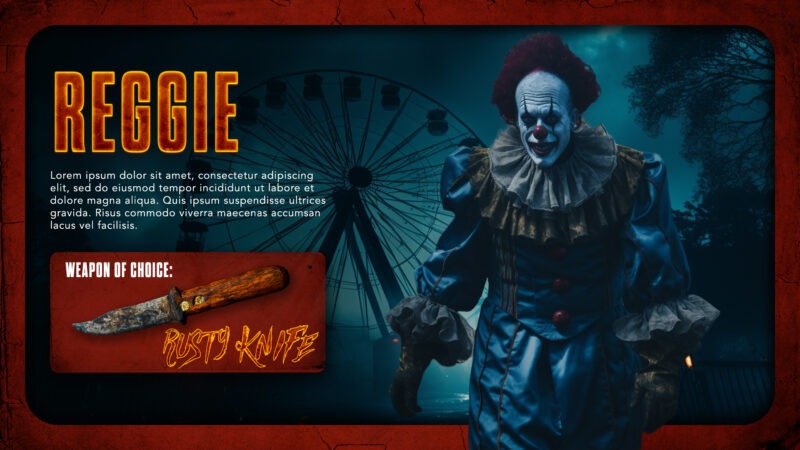 Clown Horror Reggie